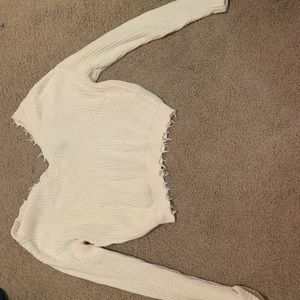 Cute white sweater